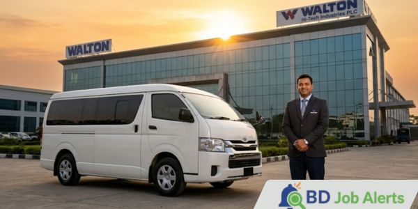 Walton Hi-ace Driver Job Circular 2026 | ওয়ালটন ড্রাইভার নিয়োগ ২০২৬